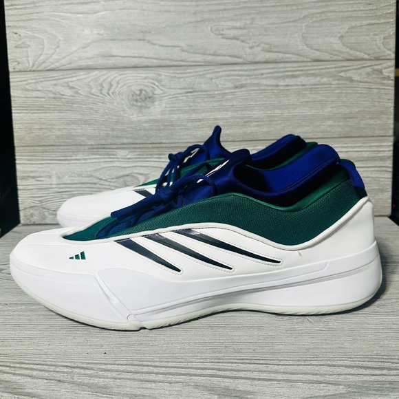 Adidas Dame 9 Basketball Shoes Men\'s 20 Milwaukee Bucks White‎ Green IG6603 NWOB main image 4